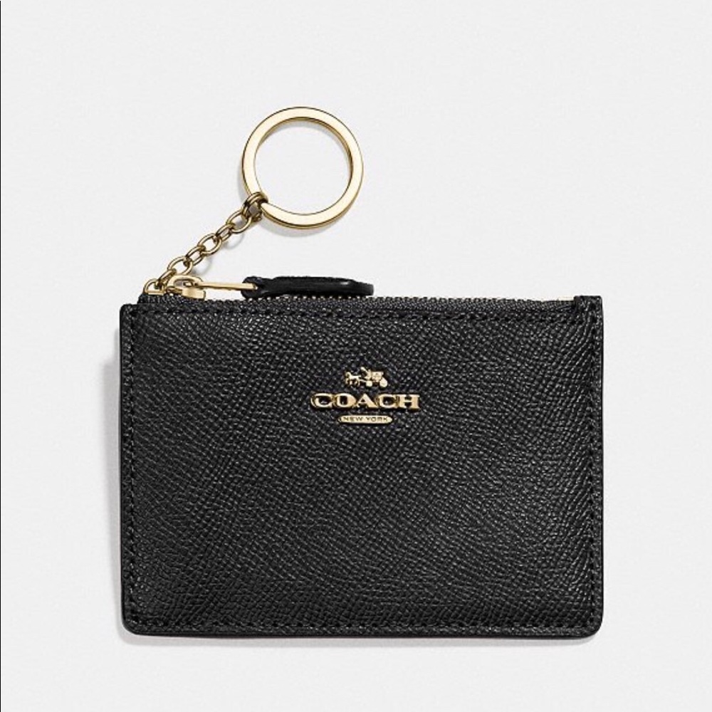 Coach Mini Wallet Keychain Card Holder